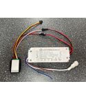 Driver LED 12V 4A 48W avec interrupteur tactile et sortie 230V pour chauffage de miroir – Modèle GWV-4812-L