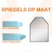 Spiegel op maat 6 mm met schuine kant (Poly geslepen)