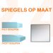 Spiegel op maat 6 mm vierkant (Facet geslepen)