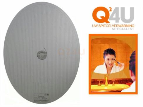 Chauffage de miroir ovale sur mesure - 24 Volt
