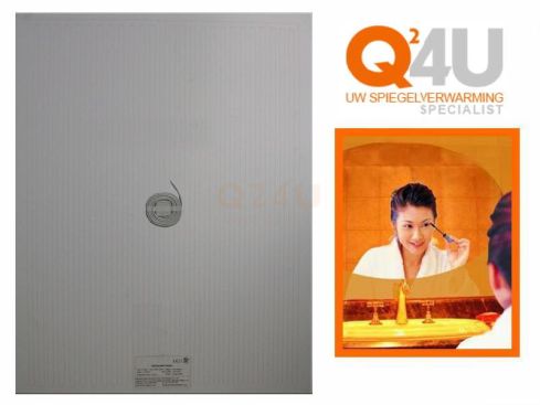 Chauffage de miroir rectangulaire sur mesure - 12 Volt