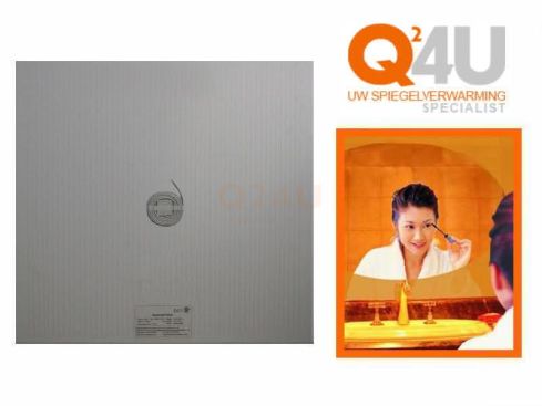 Chauffage de miroir carré sur mesure - 24 Volt