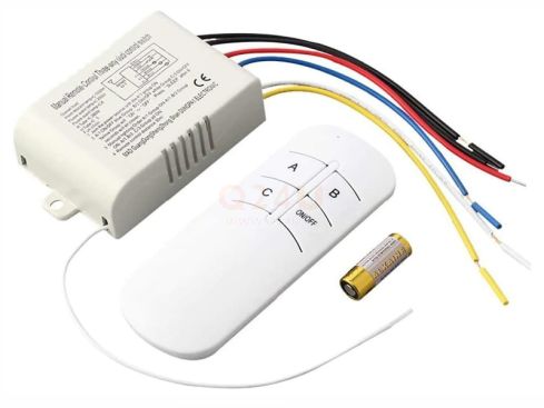 Télécommande sans fil pour chauffage de miroir et éclairage LED – 3 canaux | Max. 200W par sortie