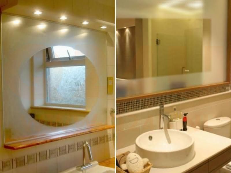 Chauffage de miroir rectangulaire sur mesure - 24 Volt