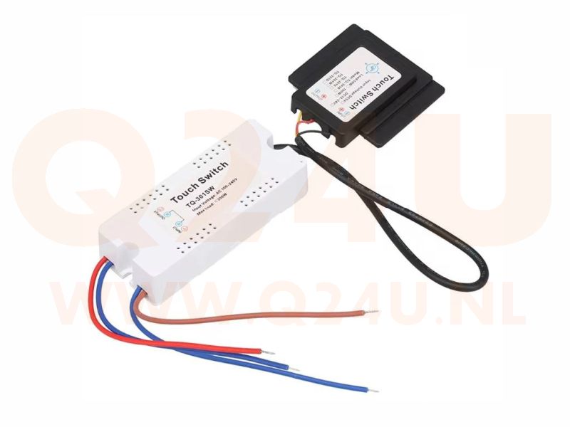 Interrupteur tactile 230V – Max. 300W | Zhongshan XD-621-TQ-301SW pour chauffage et éclairage de miroir