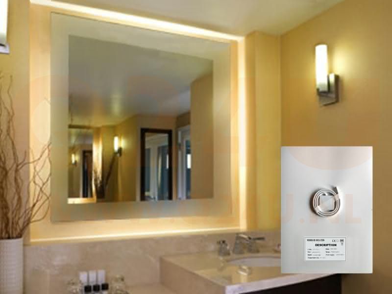 Chauffage de miroir rond sur mesure - 24 Volt